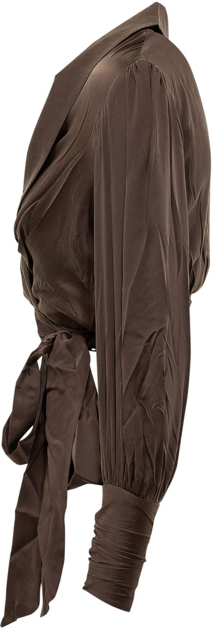 Zimmermann SILK WRAP TOP Bruin