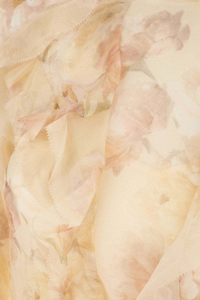 Zimmermann Zimmermann Printed silk Hypnotic dress Divers