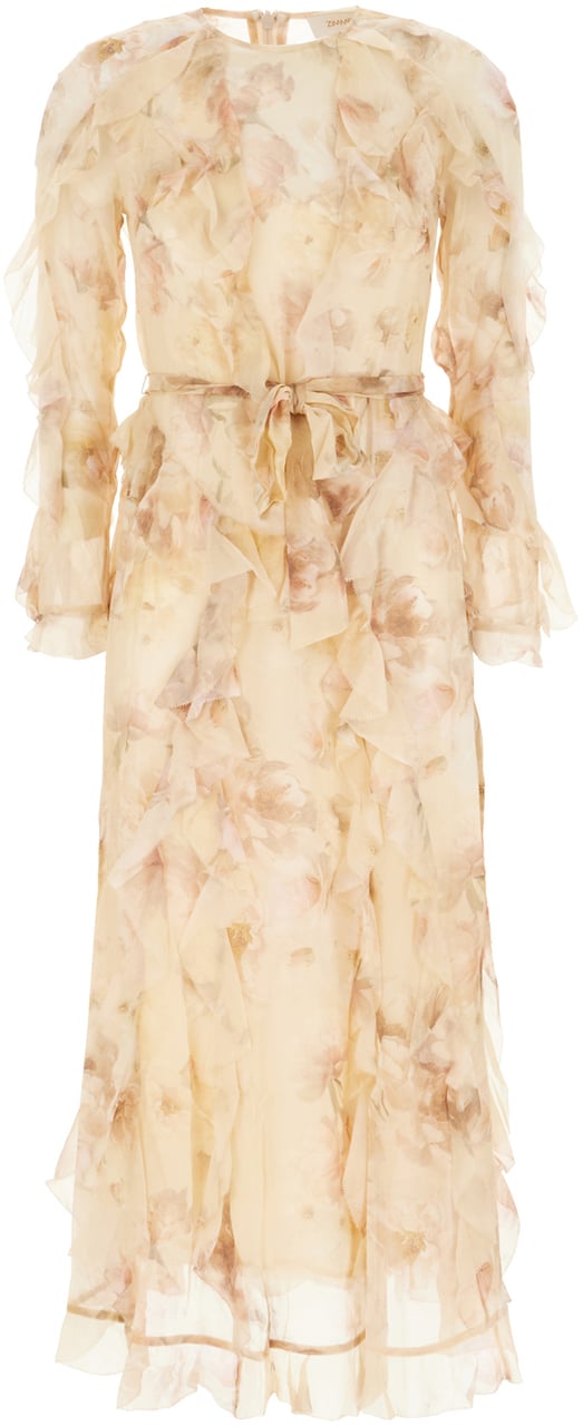 Zimmermann Zimmermann Printed silk Hypnotic dress Divers
