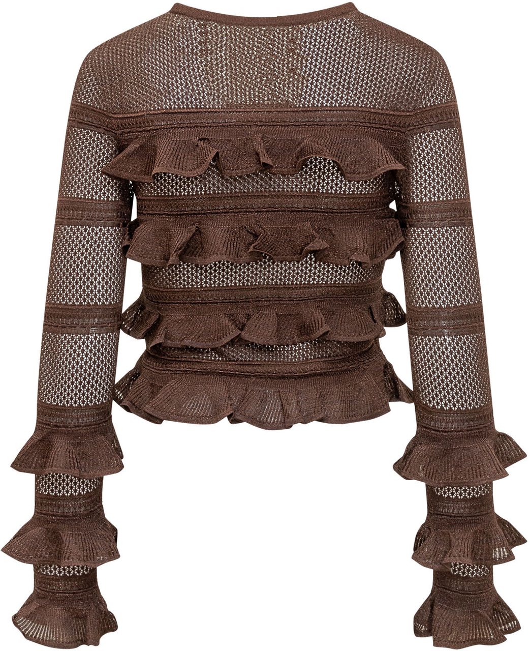 Zimmermann Top in maglia Zimmermann con balze Bruin
