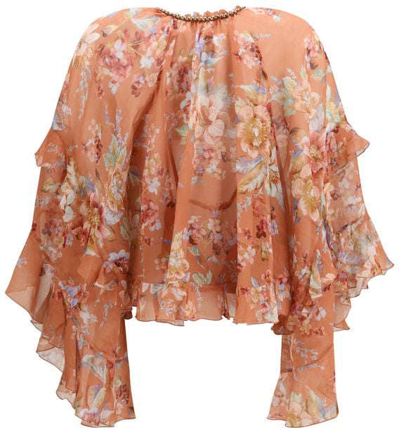 Zimmermann Multicolor Cotton Blouse Divers
