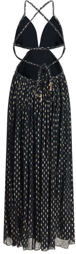 Zimmermann Zimmermann Black Viscose Long Dress Zwart