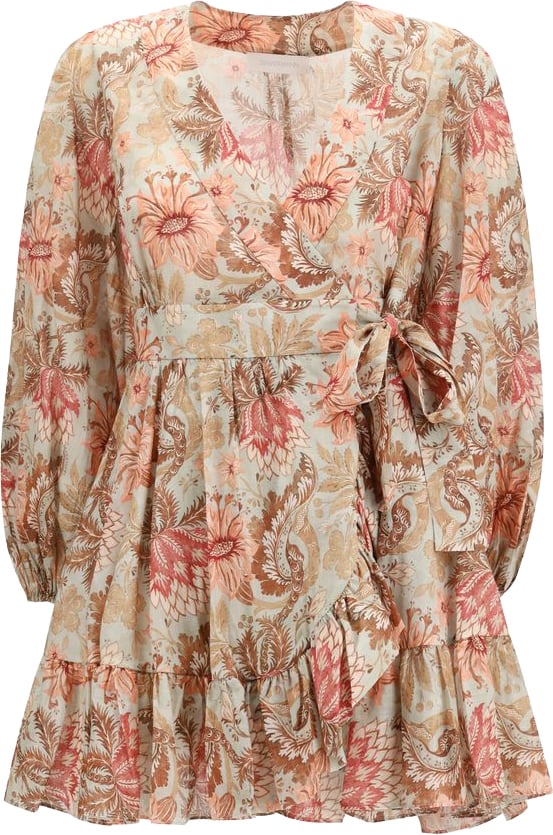 Zimmermann Multicolor Cotton Casual Dress Divers