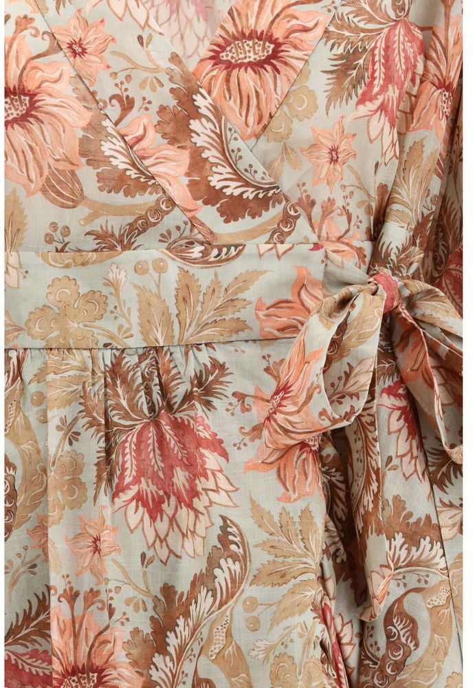 Zimmermann Multicolor Cotton Casual Dress Divers