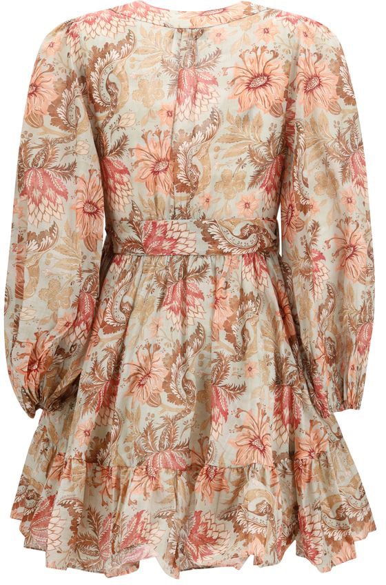 Zimmermann Multicolor Cotton Casual Dress Divers