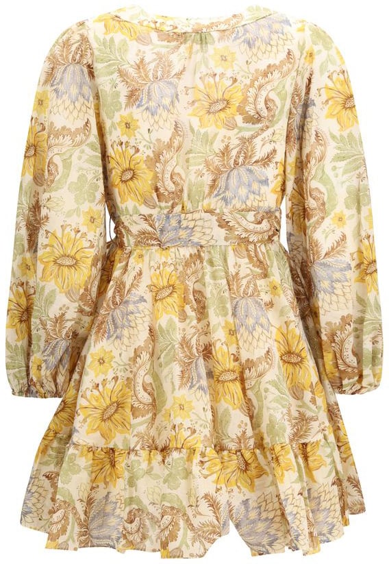 Zimmermann Bicolor Cotton Casual Dress Divers