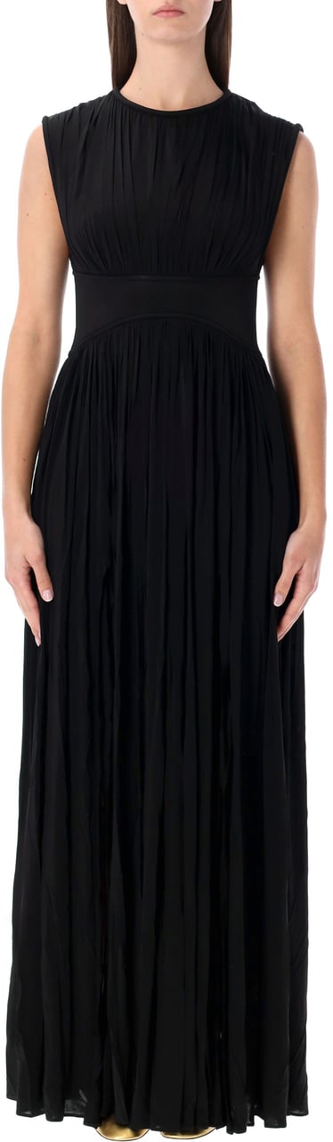 Zimmermann Hypnotic Column Dress Nero Zwart