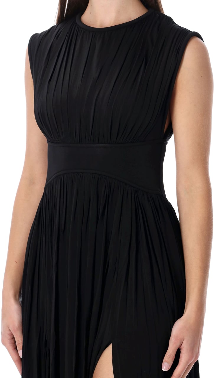 Zimmermann Hypnotic Column Dress Nero Zwart