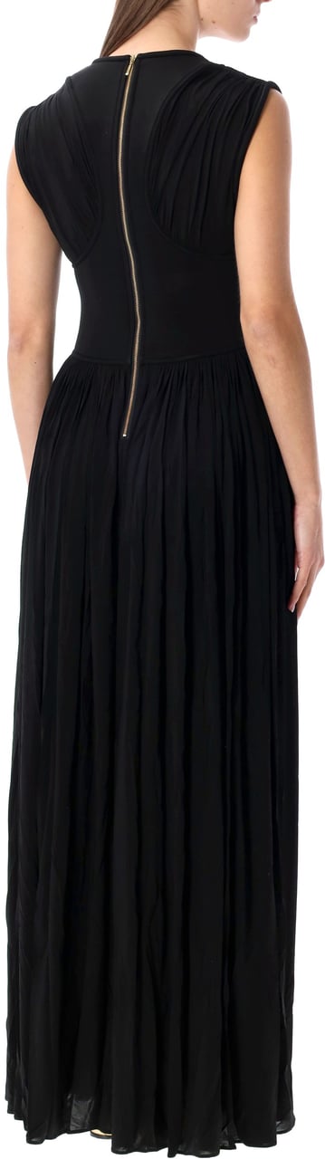 Zimmermann Hypnotic Column Dress Nero Zwart