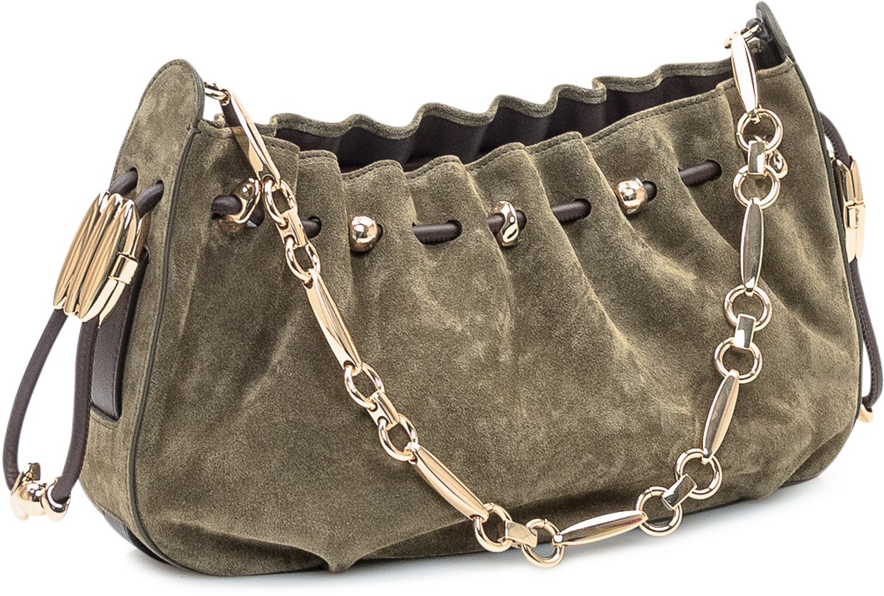 Zimmermann Borsa Halcyon Clutch in Suede Zimmermann Groen