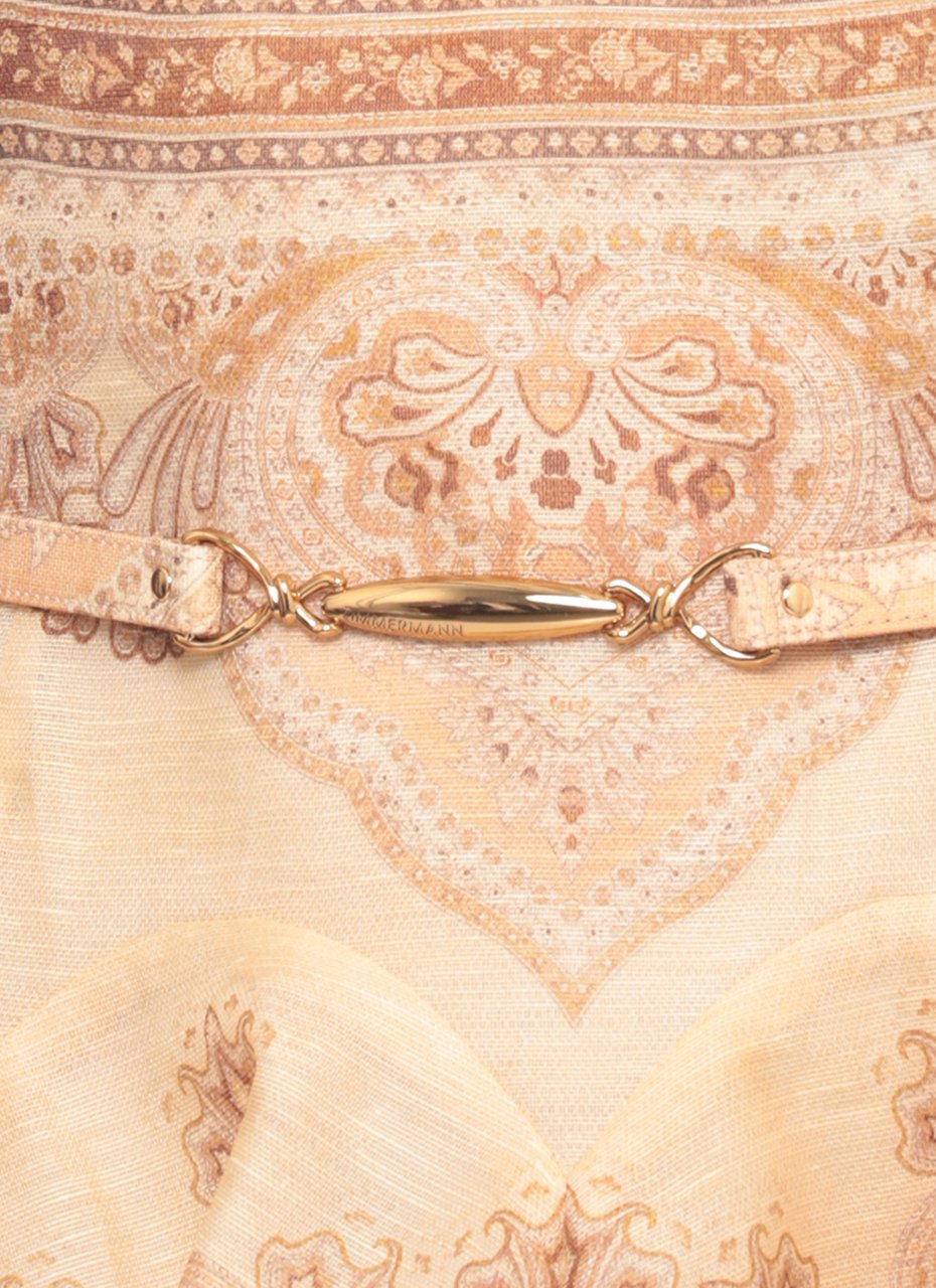 Zimmermann Dresses Brown Beige