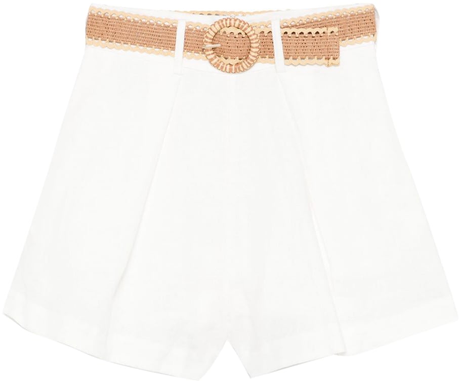Zimmermann Shorts Ivory Wit
