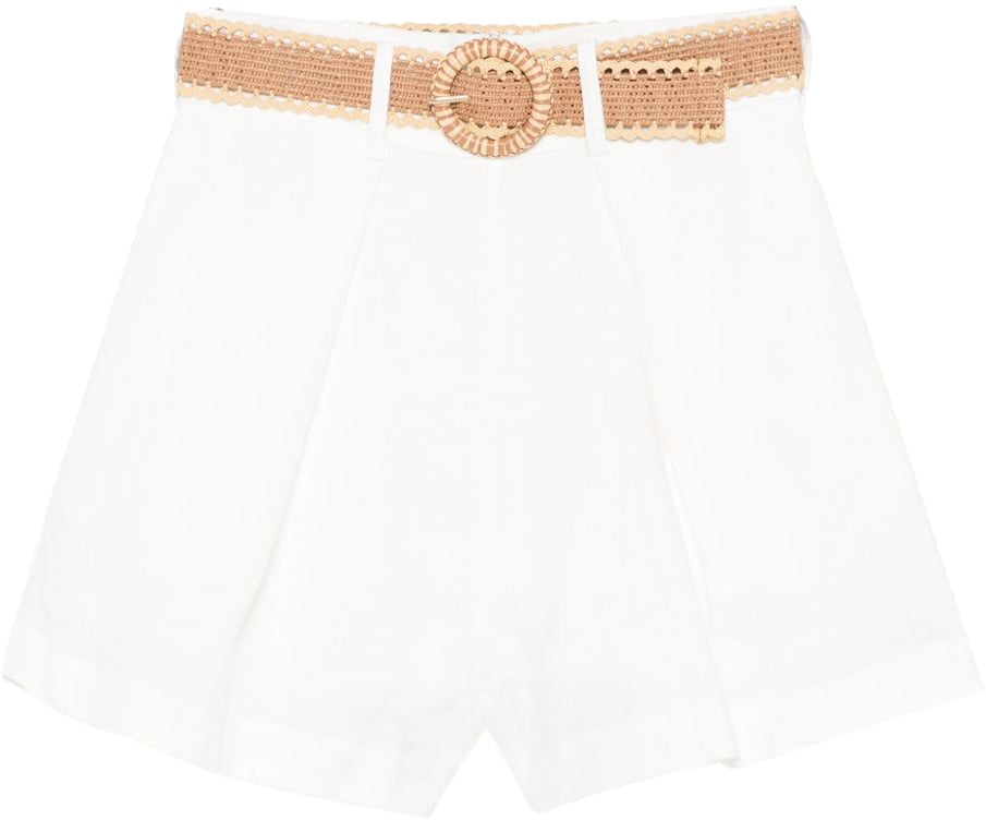Zimmermann Shorts Ivory Wit