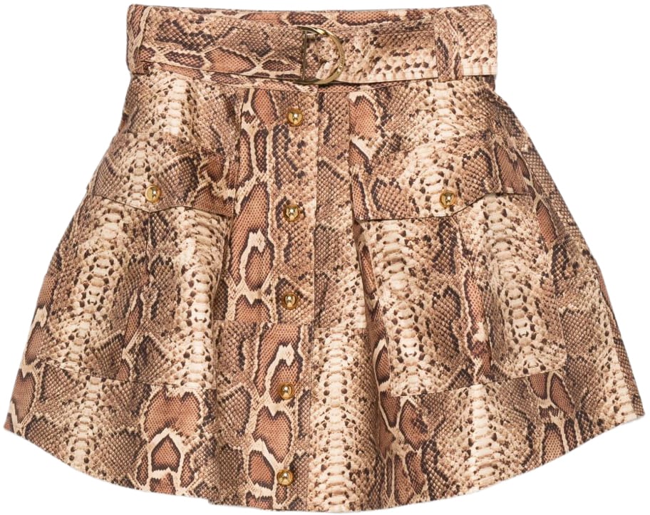 Zimmermann Skirts Brown Bruin