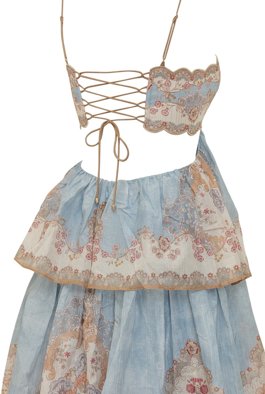 Zimmermann DAYLIGHT MAXI DRESS Lichtblauw