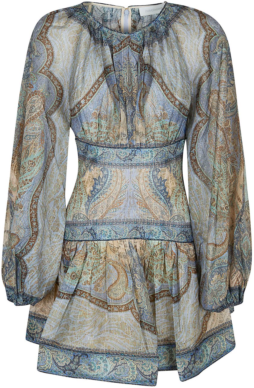 ZIMMERMANN Wanderlust Mini Dress Divers