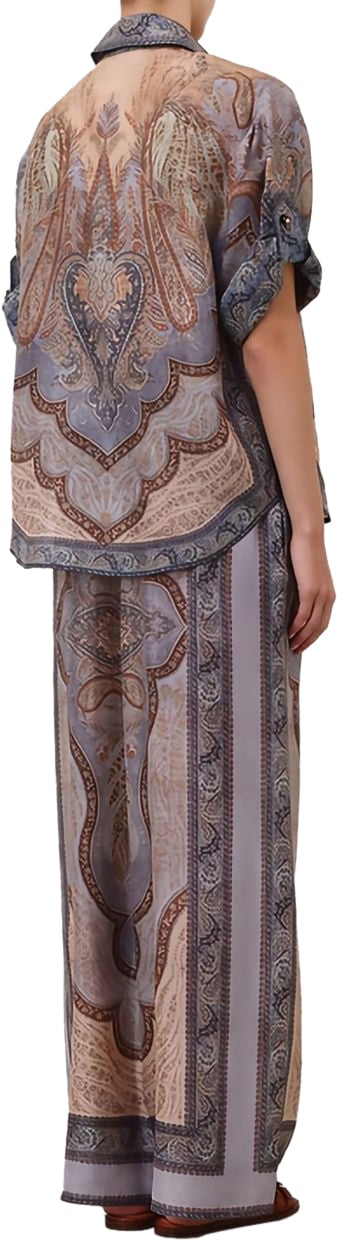 Zimmermann Trousers Blue Blauw