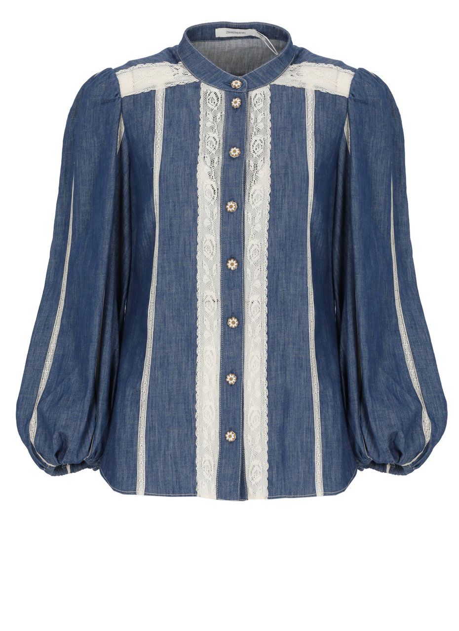 Zimmermann Shirts Blue Blauw