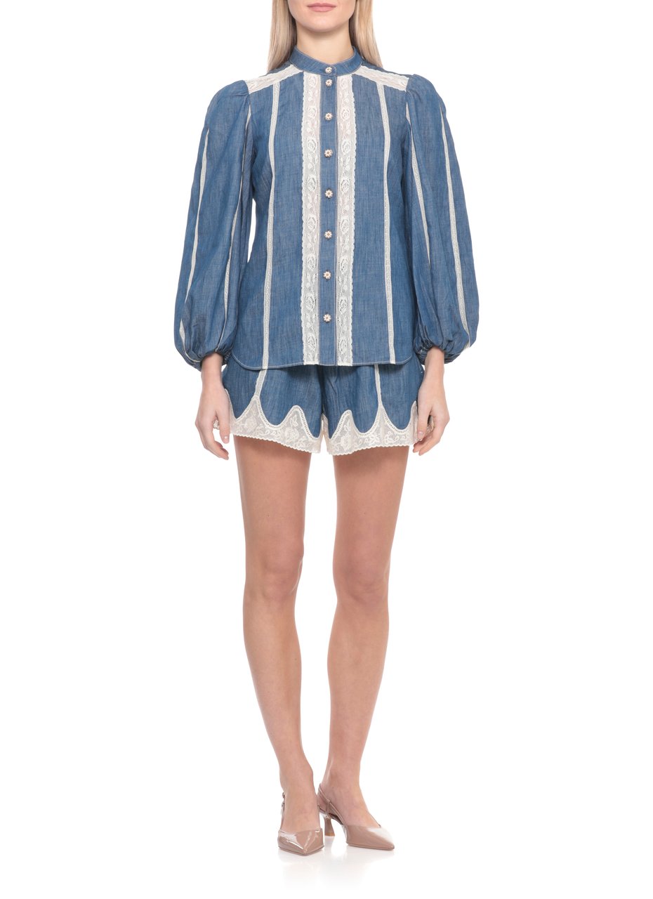 Zimmermann Shirts Blue Blauw