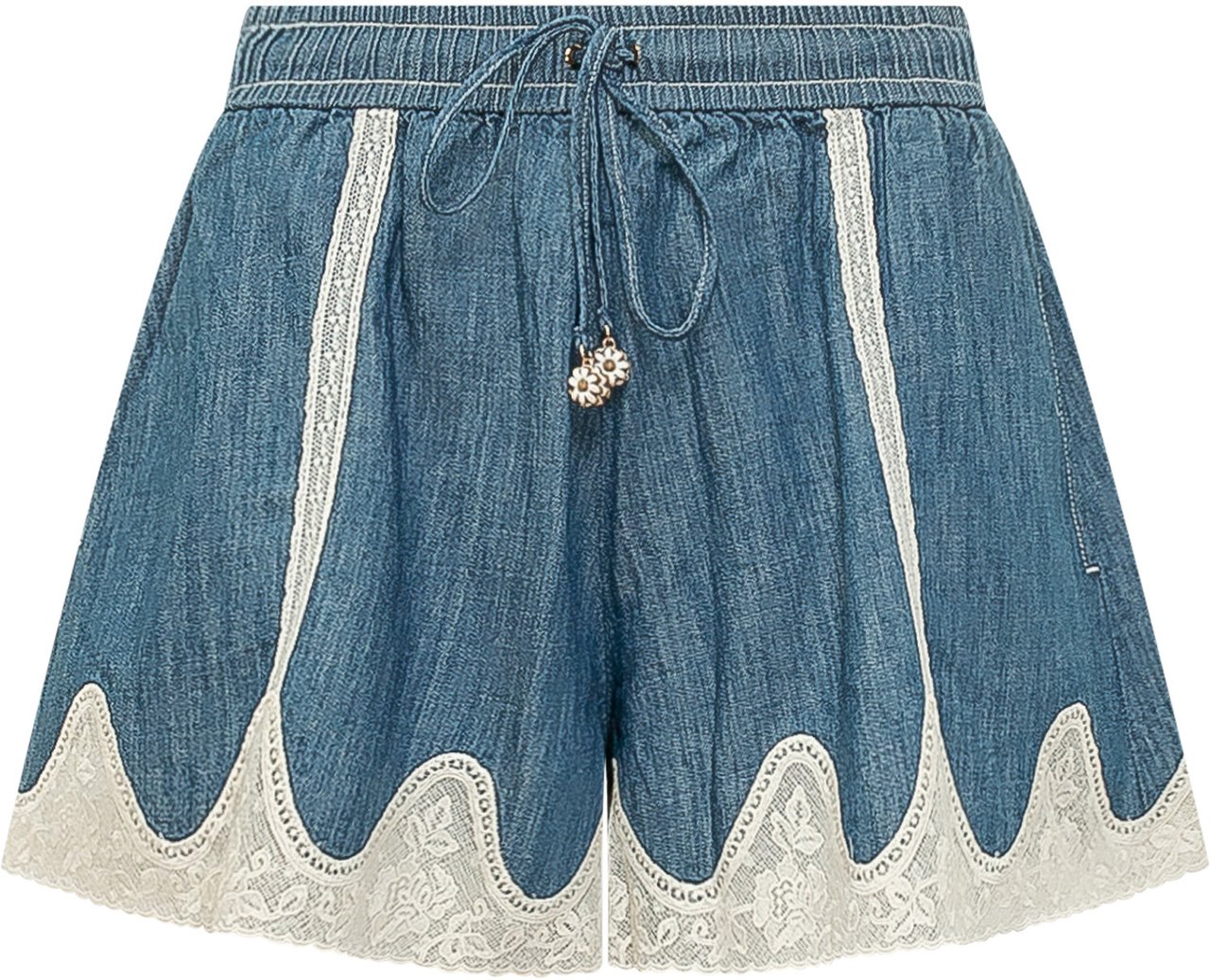 Zimmermann AWAKEN DENIM SHORT Blauw