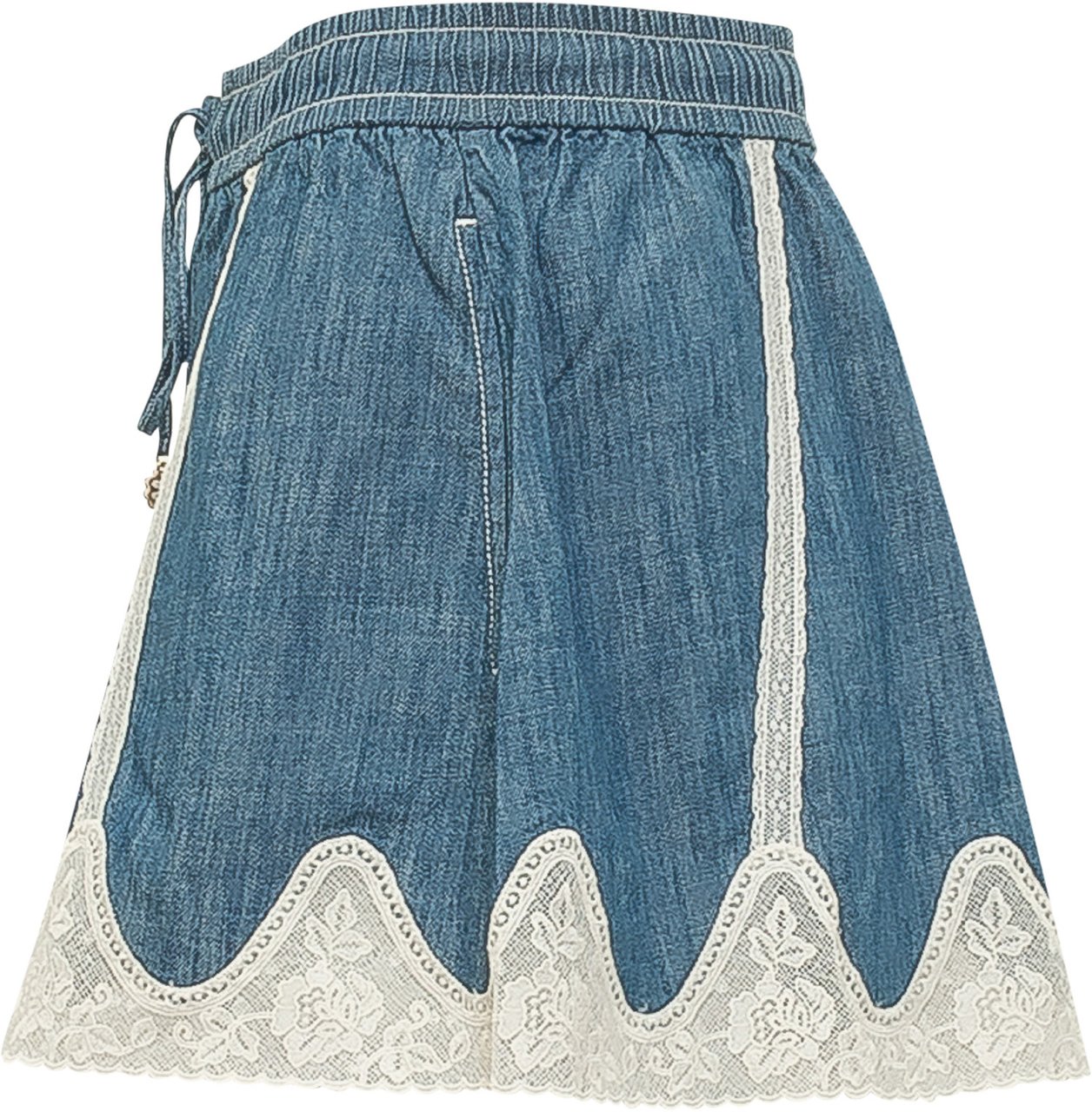 Zimmermann AWAKEN DENIM SHORT Blauw