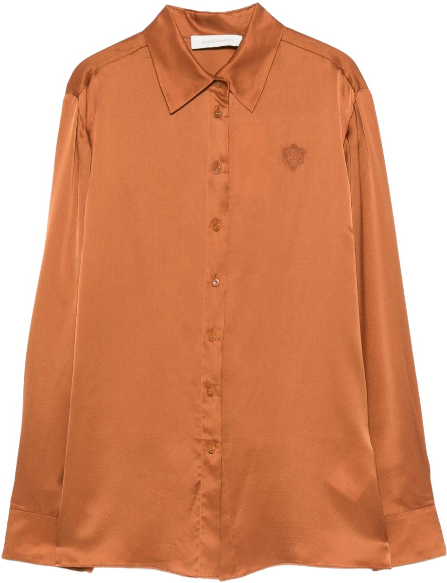 Zimmermann Shirts Brown Bruin