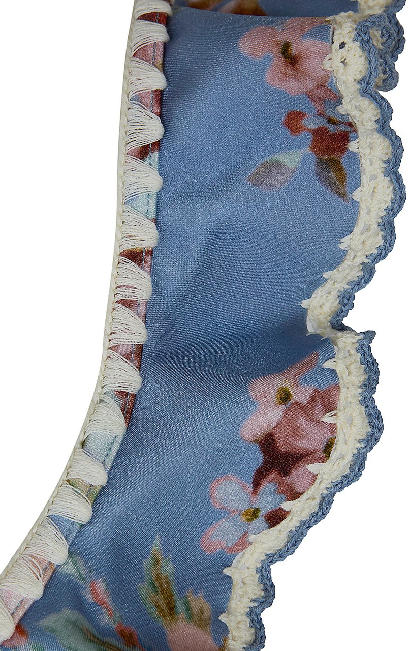 ZIMMERMANN Awaken Crochet Tri Bikini Top Divers