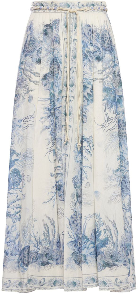 Zimmermann Skirts White Wit