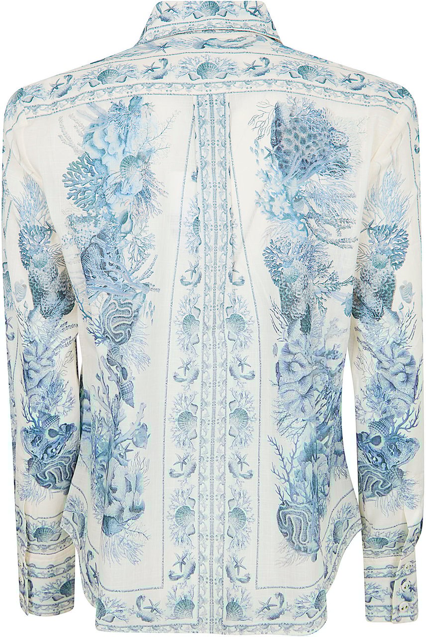 Zimmermann ZIMMERMANN Wanderlust Body Shirt Lichtblauw