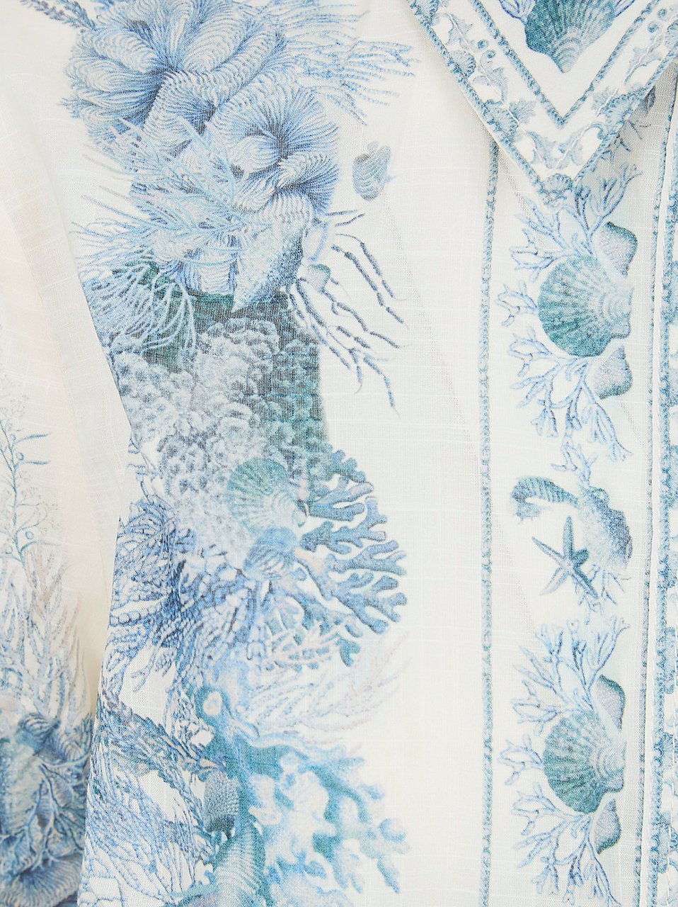 Zimmermann ZIMMERMANN Wanderlust Body Shirt Lichtblauw