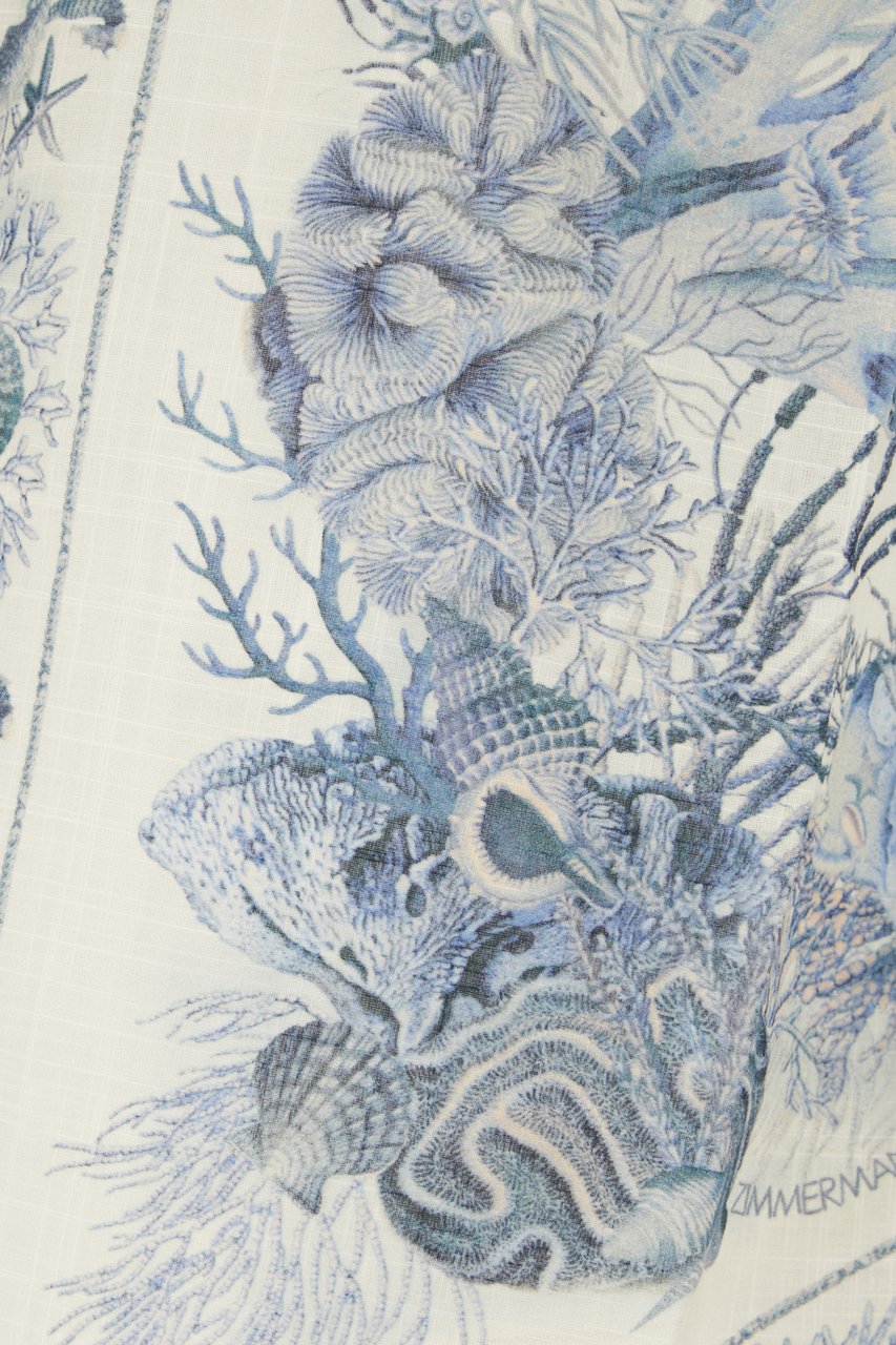 Zimmermann Zimmermann Printed cotton Wanderlust blouse Divers