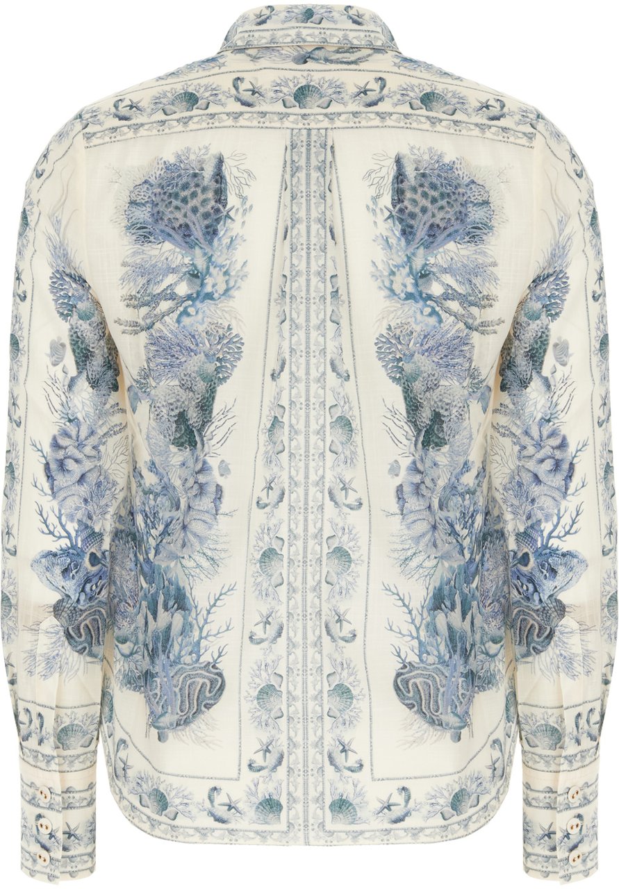 Zimmermann Zimmermann Printed cotton Wanderlust blouse Divers