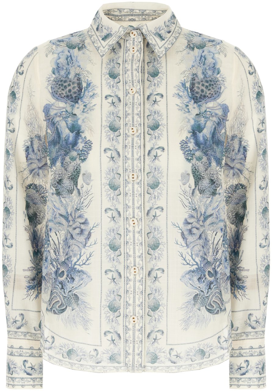 Zimmermann Zimmermann Printed cotton Wanderlust blouse Divers