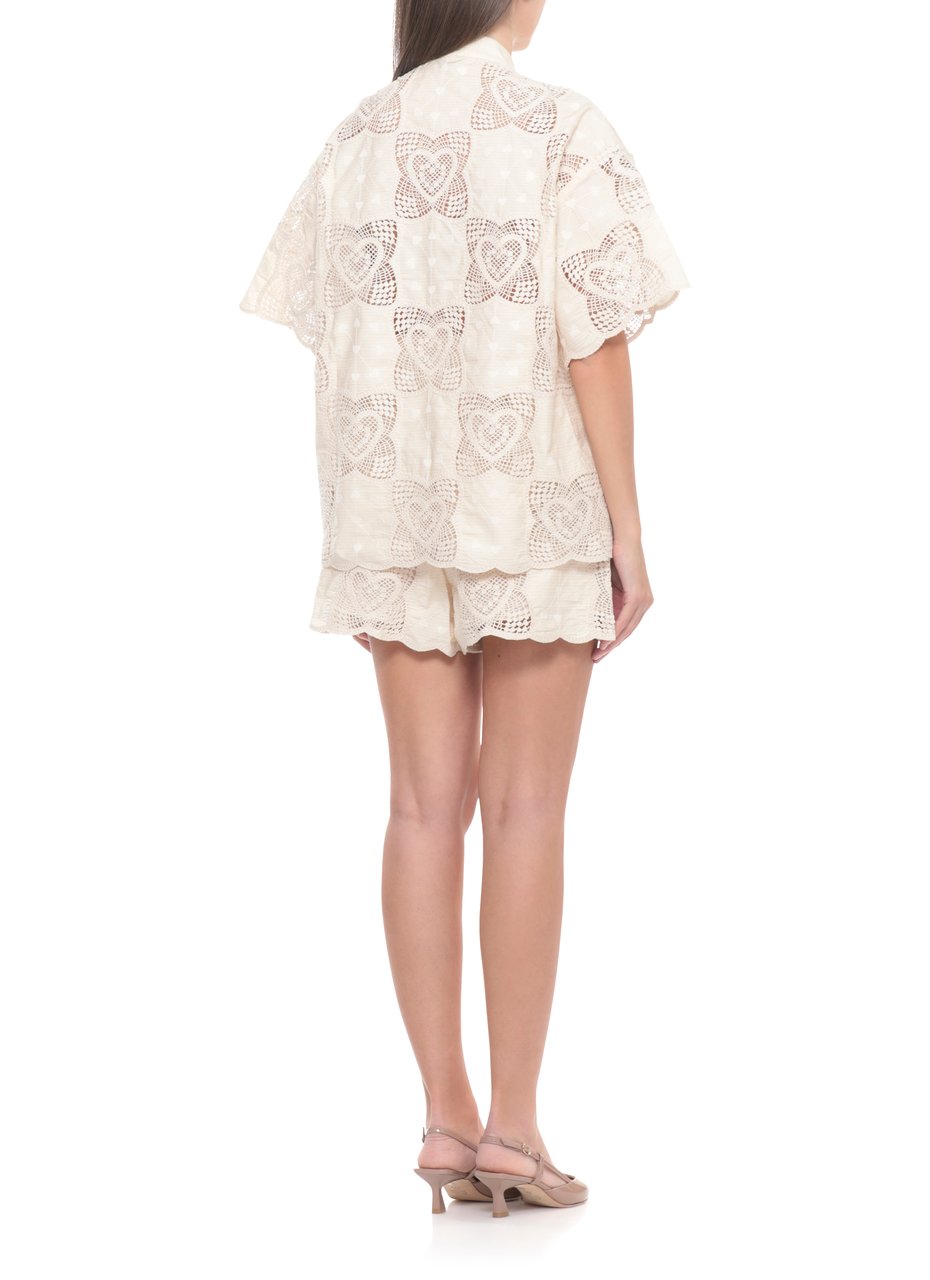 Zimmermann Shirts Ivory Wit
