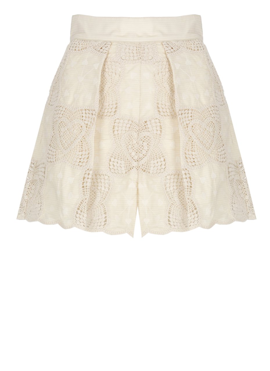 Zimmermann Shorts Ivory Wit