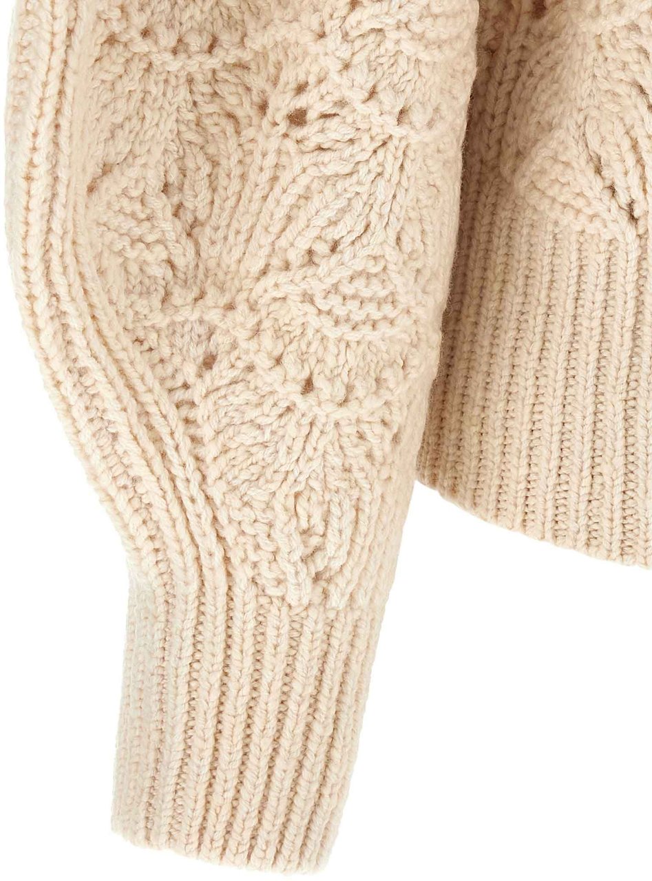 Zimmermann Beige Wool Cardigan Beige