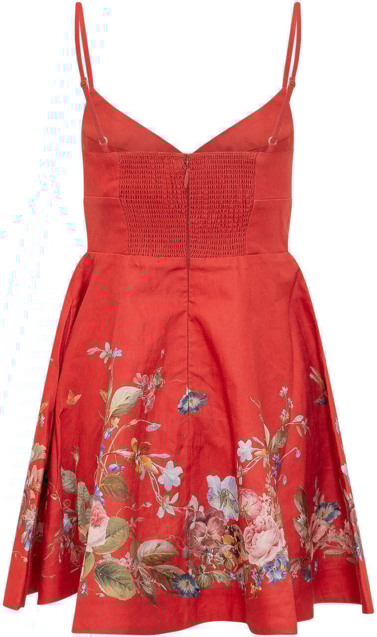 Zimmermann PATIENCE MINI DRESS Rood