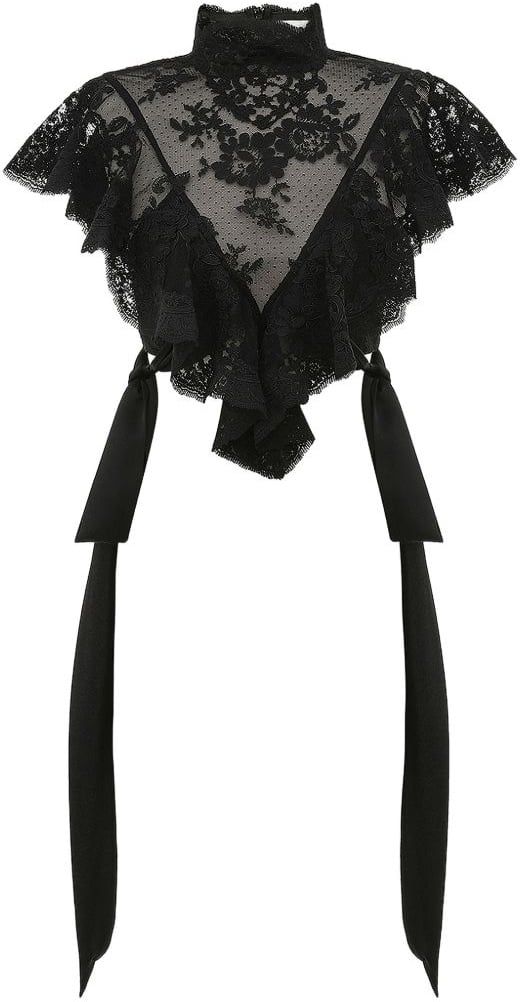 Zimmermann Top Nero Zwart