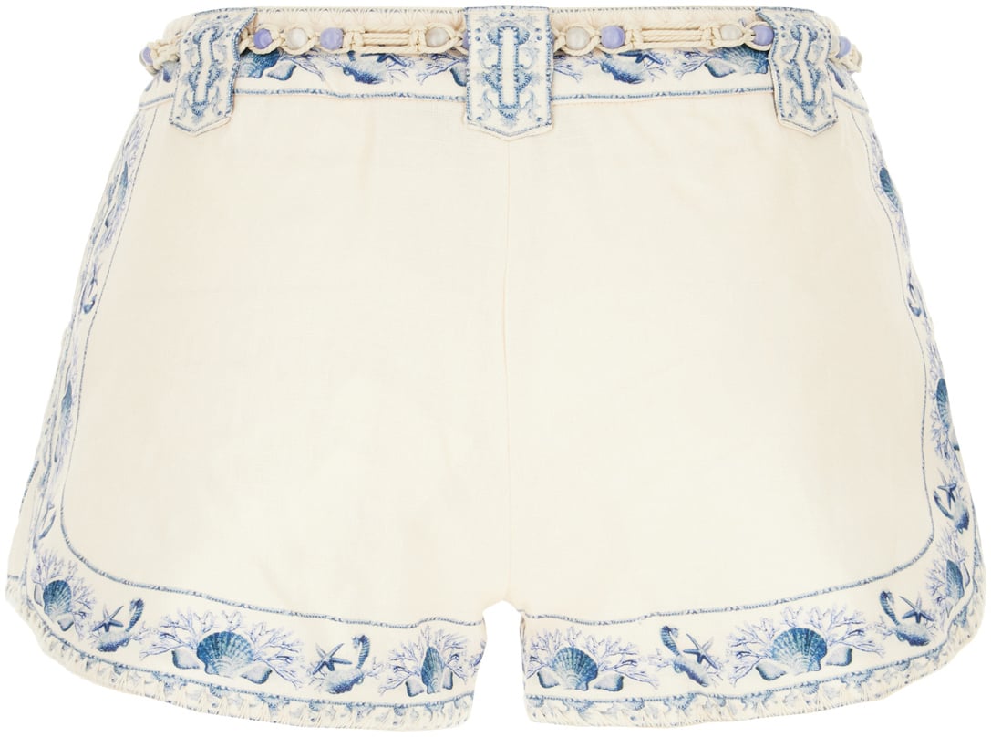 Zimmermann Zimmermann Printed cotton Wanderlust shorts Divers