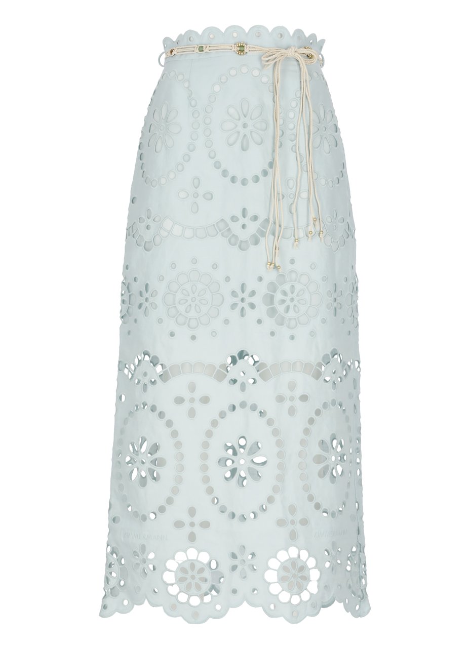 Zimmermann Skirts Light Blue Blauw