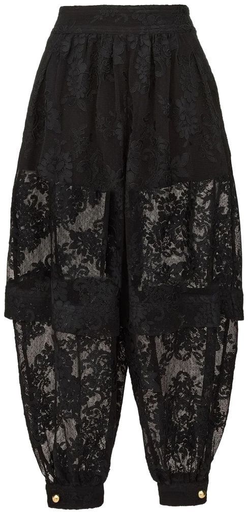 Zimmermann Trousers Black Donkergrijs