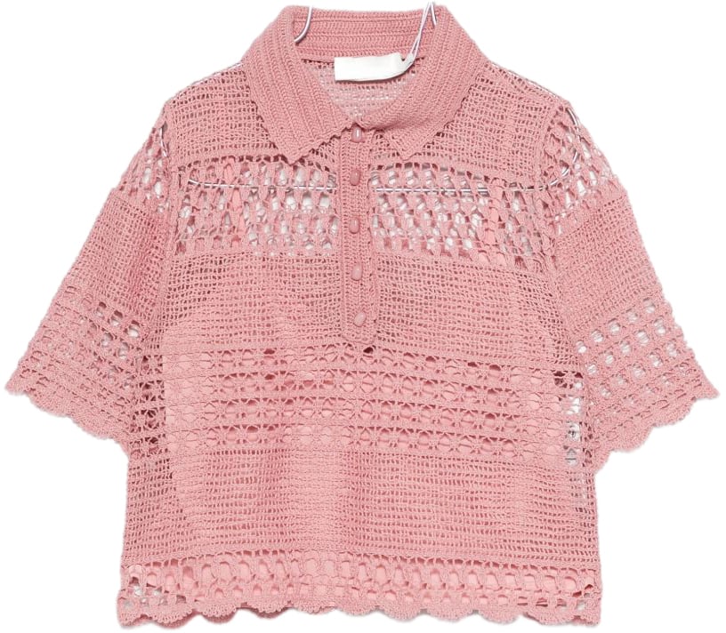 Zimmermann Top Pink Roze