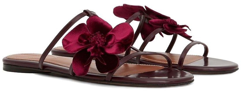 Zimmermann Sandals Red Maroon