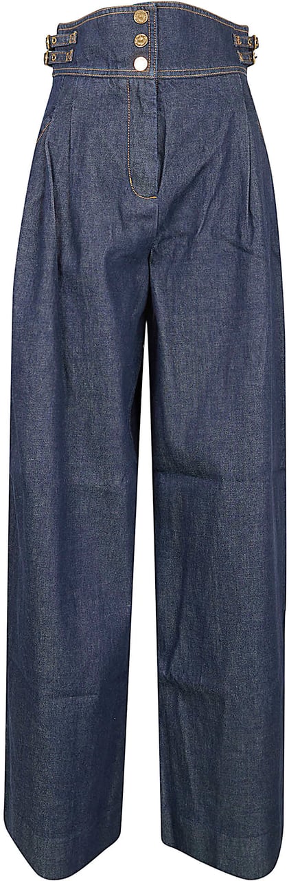 ZIMMERMANN Rebellion Denim Tailored Pant Lichtblauw