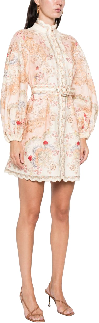 Zimmermann Dresses Beige Wit