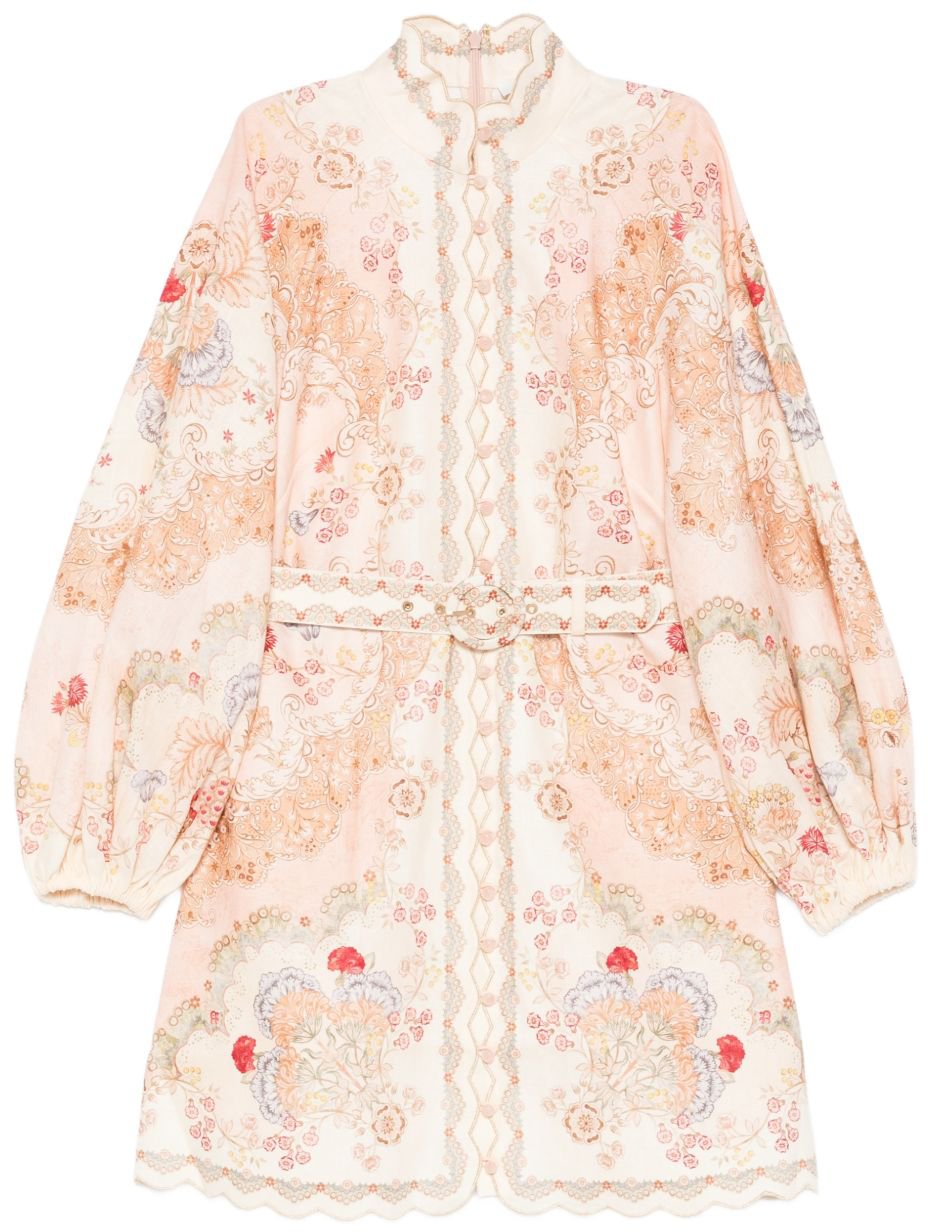 Zimmermann Dresses Beige Wit
