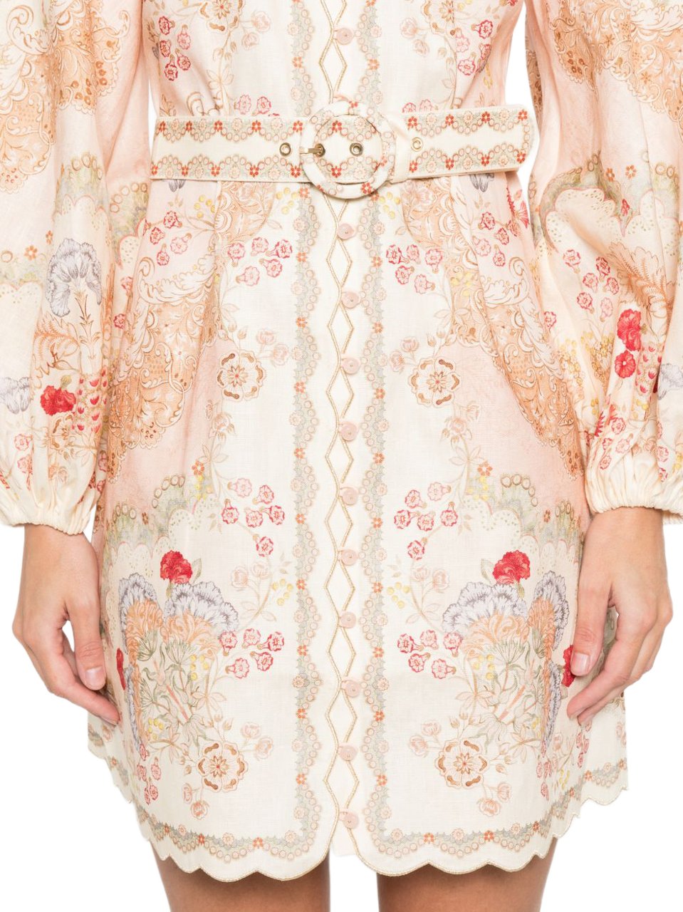 Zimmermann Dresses Beige Wit