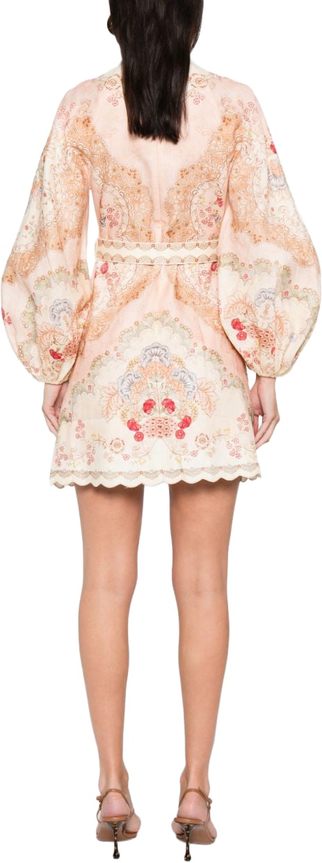 Zimmermann Dresses Beige Wit