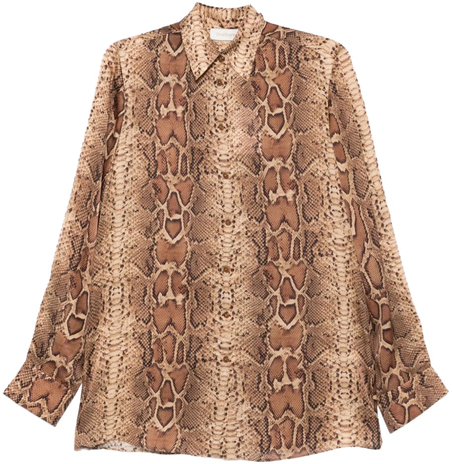 Zimmermann Shirts Brown Bruin
