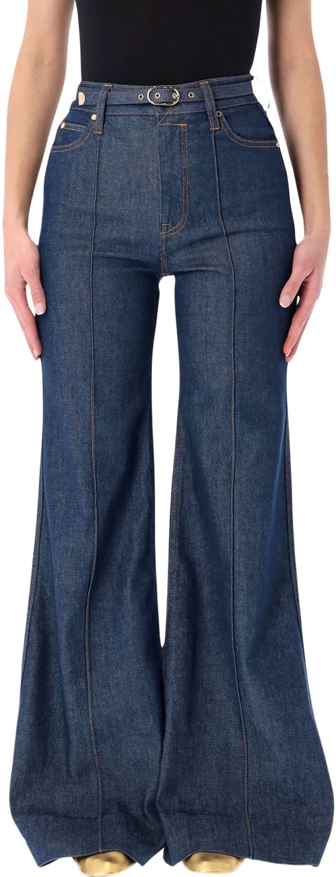 Zimmermann Wide Leg Jean Ink Zwart